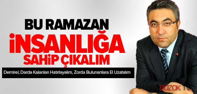 Demirel, Yoksula El Uzatalım