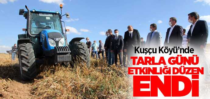 Kuşçu Köyü'nde Tarla Günü etkinliği düzenlendi