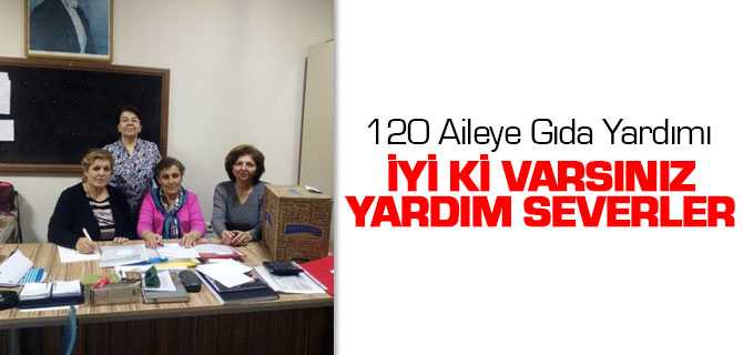 Yardım Severler Derneğinden 120 Aileye Gıda Yardımı Yapıldı