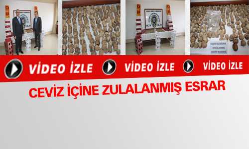 CEVİZİÇİ ESRARI POLİSTEN KAÇIRAMADILAR  