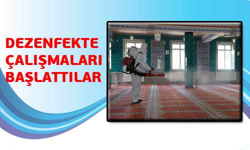 CAMİLERDE GRİBE KARŞI TEDBİRLER ALINIYOR