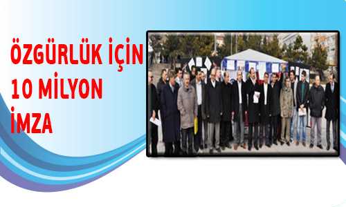 MEMUR-SEN ÖZGÜRLÜK İÇİN 10 MİLYON İMZA DEDİ