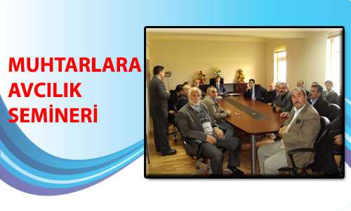 AVCILIK EÐİTİMİ VERİLECEK