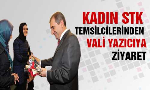 KADIN STK TEMSİLCİLERİ VALİ YAZICIYI ZİYARET ETTİ