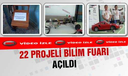 BİLİM FUARI ZİYARETÇİLERİNİ BEKLİYOR