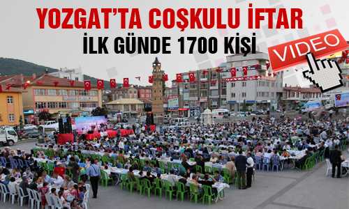 BOZOK BEREKET KERVANINDA MUHTEŞEM BİR İFTAR