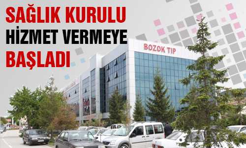 SAÐLIK RAPORUNU ARTIK BÜ’DEN ALABİLİRSİNİZ