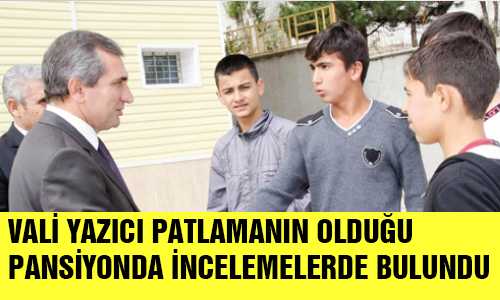 PATLAMAYLA İLGİLİ SORUŞTURMA BAŞLADI