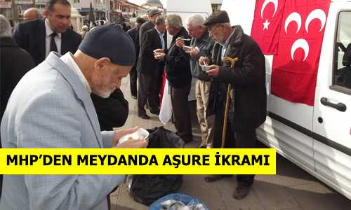 MHP KADIN KOLLARI AŞURE DAÐITTI