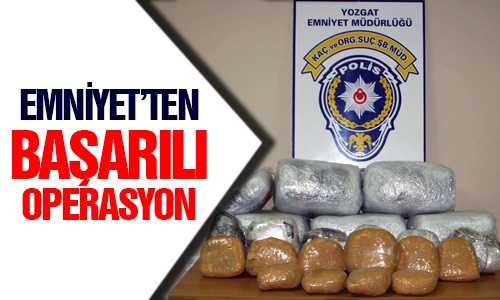 70 KİLO GRAM ESRAR ELE GEÇİRİLDİ