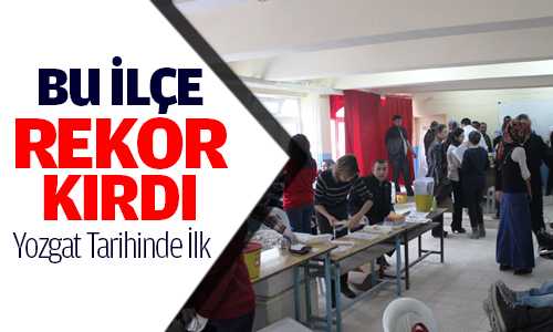 KADIŞEHRİ’NDE REKOR KAN BAÐIŞI