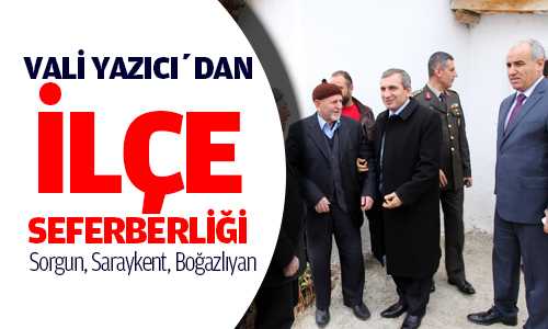 YAZICI, SORGUN,SARAYKENT VE BOÐAZLIYAN’I GEZDİ
