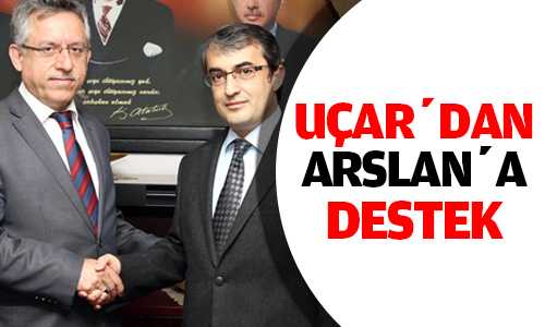 Rektör Uçar Belediye Başkanı Arslanı Ziyaret Etti