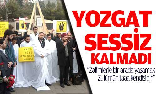 Ak Partili Gençler Mısır Olaylarını Protesto Etti