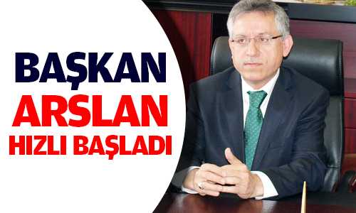Başkan Arslan, Mesai Sonrasıda Çalışıyor