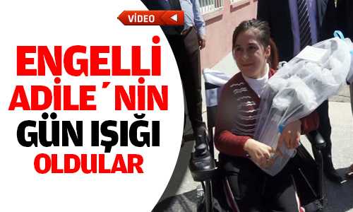 Engelli Adile Akülü Arabasına Kavuştu