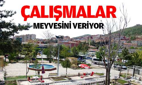 Yozgat’ta Park Ve Bahçelerde Güneş Açtı