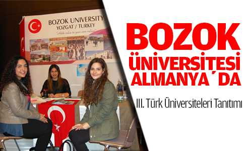 BÜ Almanya 3. Türk Üniversiteleri Eğitim Fuarları’nda