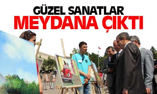 Güzel Sanatlar Lisesi Meydanda Sanatını Sergiledi