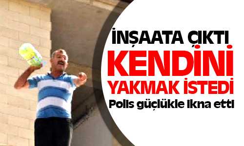İşçi Maaşını Alamayınca İntahar Etmek İstedi