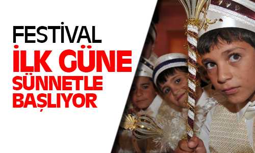Sürmeli Festivali İlk Gününde Sünnet Şöleniyle Başlıyor