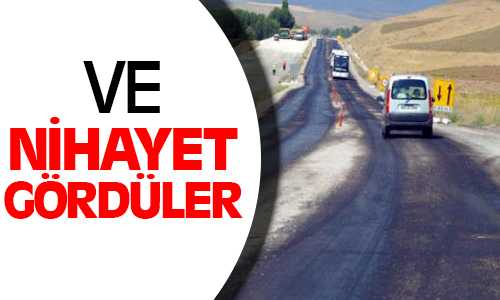 Yol Çalışmaları Başladı Nihayet
