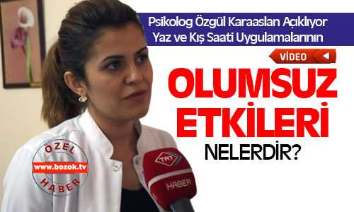 Yaz ve Kış Saati Uygulaması İnsanları Olumsuz Etkiliyor