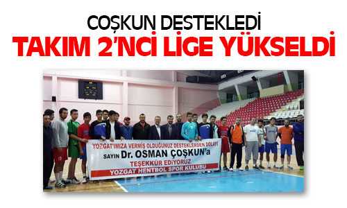 Yozgat Hentbol Takımı 2’nci Lige Yükseldi