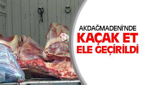 Jandarma 500 Kilogram Kaçak Et Ele Geçirdi