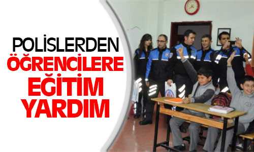 Toplum Destekli Şube Müdürlüğünden Öğrencilere Eğitim Yardımı