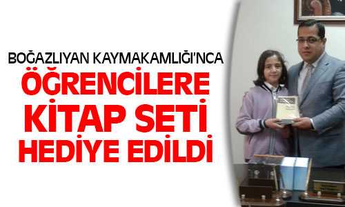 Boğazlıyan’da Okullara Kitap Seti Dağıtıldı