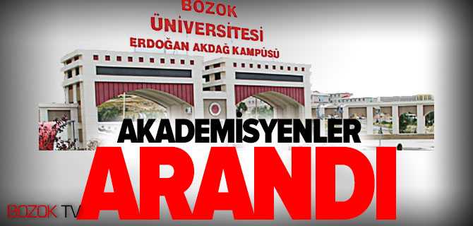 Akademisyenler Arandı
