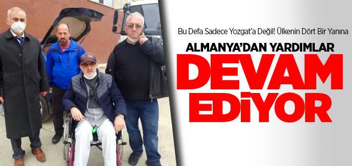 Almanya El Ele Derneği'nden Ülkenin Dört Bir Yanına Yardım