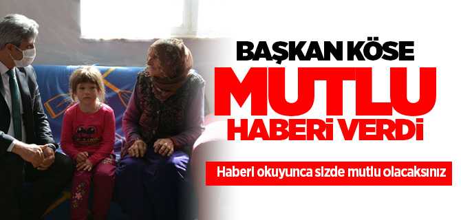 Başkan Köse, Zöhret teyzenin yardımına koştu, TOKİ kontlarına taşınacak
