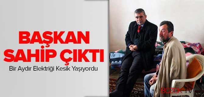 Bir Aydır Elektriksiz Yaşıyordu
