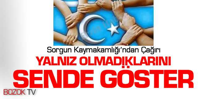 Sorgun Kaymakamlığı Bayırbucak Türkmenleri İçin Yardım Kampanyası Başlattı