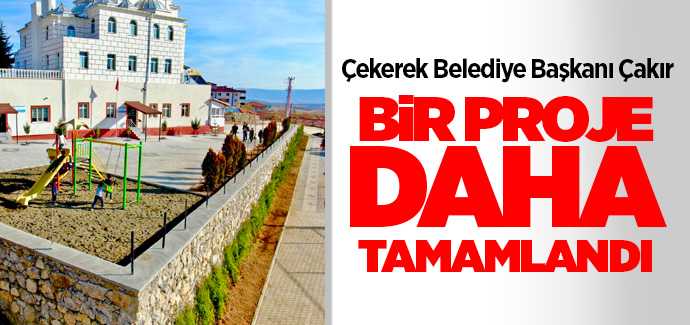 Çekerek Merve Cami çevre düzenlemesi tamamlandı
