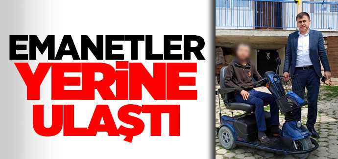 Akdağmadeni'nde emanetler yerine ulaştı