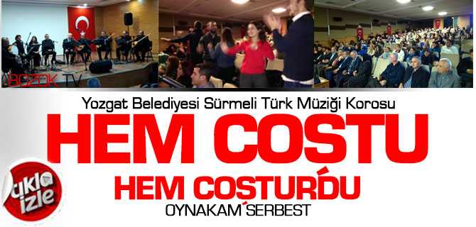 Yozgat Belediyesi Sürmeli Türkü Topluluğu Kış Konserini Gerçekleştirdi