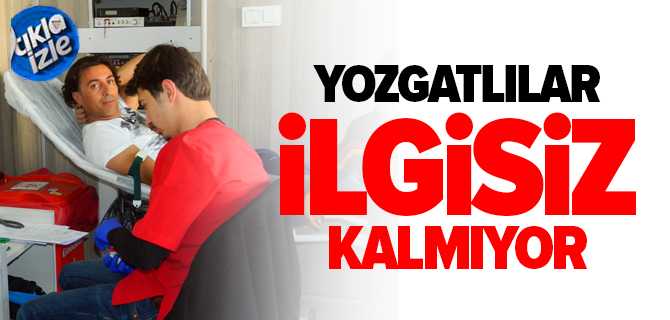 Yozgatlılar Kan Bağışına İlgi Gösteriyor
