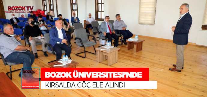 Bozok Üniversitesi'nde Kırsalda Göç ele alındı