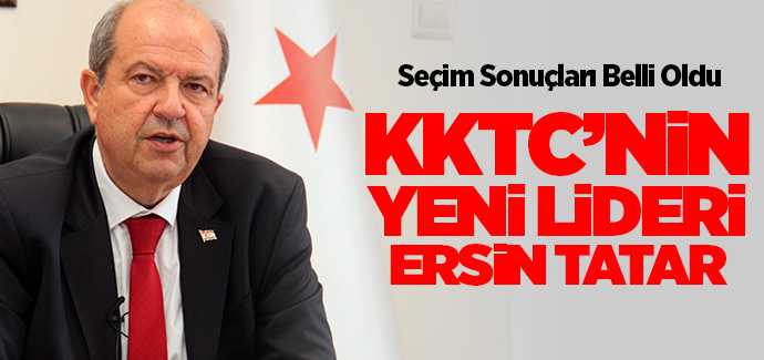 KKTC'nin yeni lideri Ersin Tatar oldu