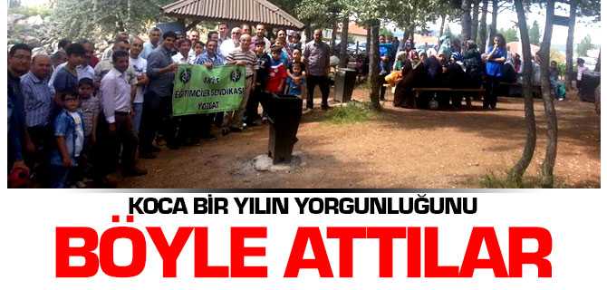 Aktif Eğitim Sen Yozgat'ta Üyeleriyle Piknikte Buluştu