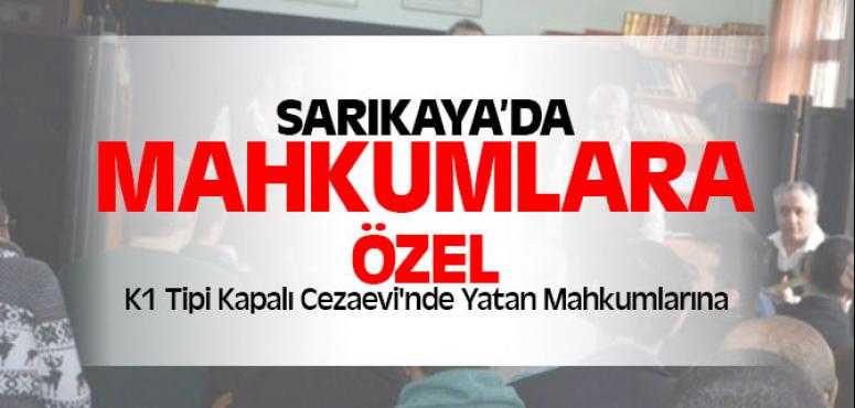 Sarıkaya'da Mahkumlara Özel Tiyatro Sergilendi