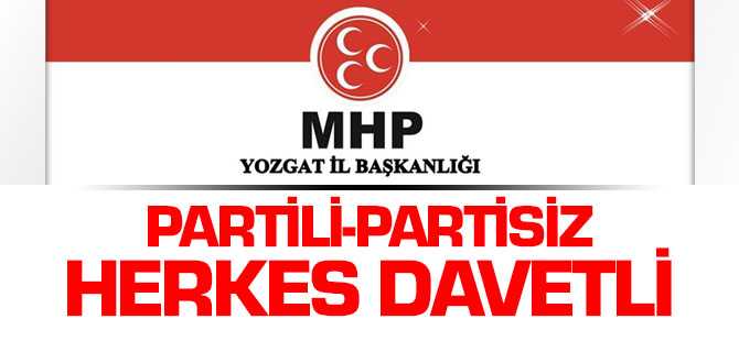 MHP İftar Düzenleyecek
