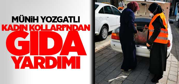 Münih Yozgatlı Kadın Kollarından Gıda Yardımı