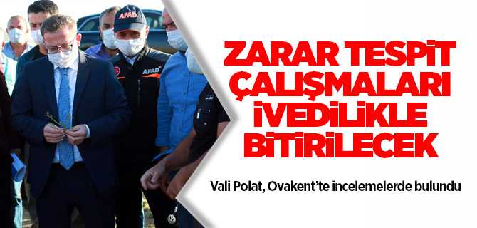 Vali Polat, Ovakent'te incelemede bulundu