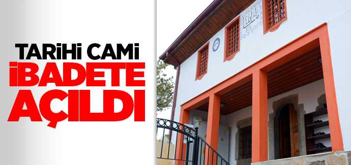 Tekke Arap Dede Camii İbadete Açıldı