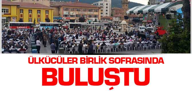 Ülkücüler Birlik Sofrasında Buluştu