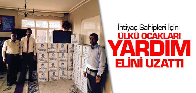 Ülkü Ocakları İhtiyaç Sahiplerine Ramazan Kolisi Yardımında Bulundu